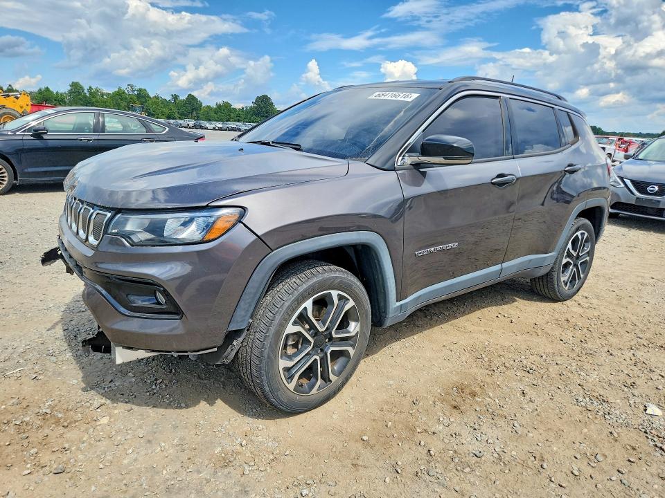 2022 Jeep Compass მანქანა იყიდება აუქციონზე, vin: 3C4NJDCB5NT111306, აუქციონის ნომერი: 68416616