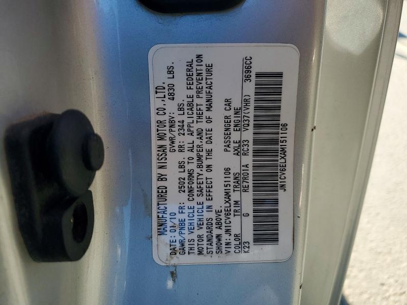 Aukcja sprzedaży 2010 Infiniti G37 Coupe, vin: JN1CV6ELXAM151106, numer aukcji: 68666166