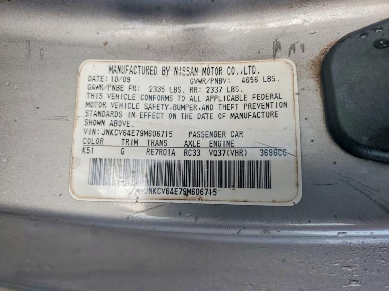 Продажа на аукционе авто 2009 Infiniti G37 Coupe, vin: JNKCV64E79M606715, номер лота: 67972946