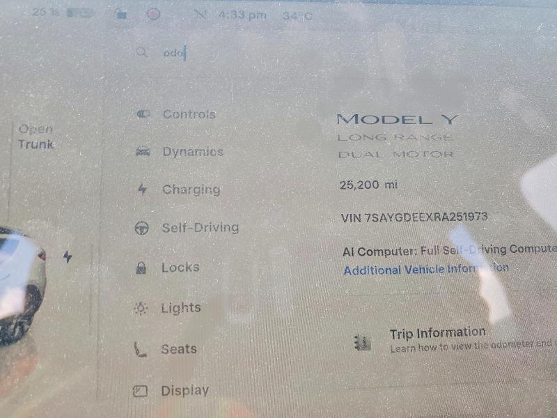 Aukcja sprzedaży 2024 Tesla Model Y, vin: 7SAYGDEEXRA251973, numer aukcji: 68866156
