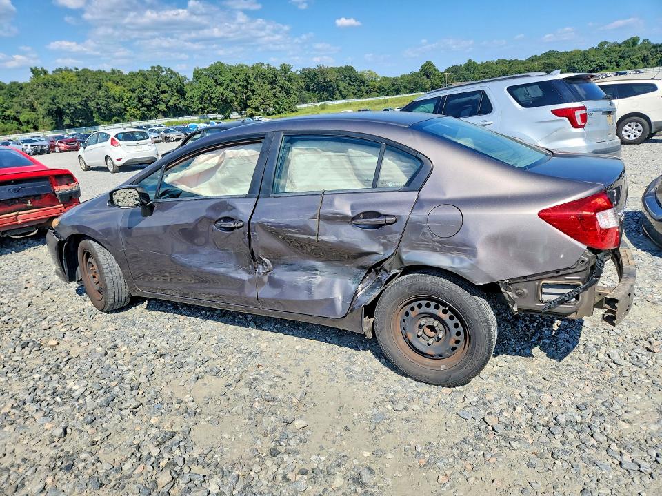 2012 Honda Civic მანქანა იყიდება აუქციონზე, vin: 19XFB2F52CE386578, აუქციონის ნომერი: 68622346