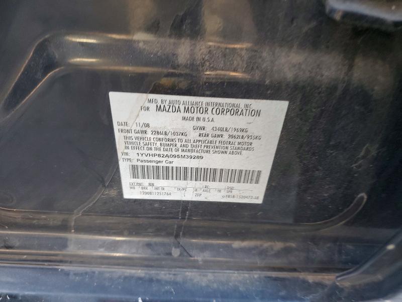 Aukcja sprzedaży 2009 Mazda 6, vin: 1YVHP82A095M39289, numer aukcji: 67933676