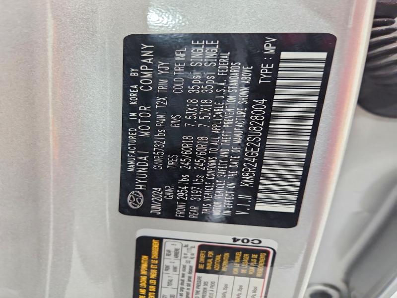 70283926 :رقم المزاد ، KM8R24GE2SU828004 vin ، 2025 Hyundai Palisade مزاد بيع