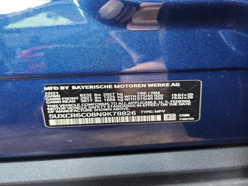 Aukcja sprzedaży 2022 Bmw X5, vin: 5UXCR6C08N9K78826, numer aukcji: 69028956
