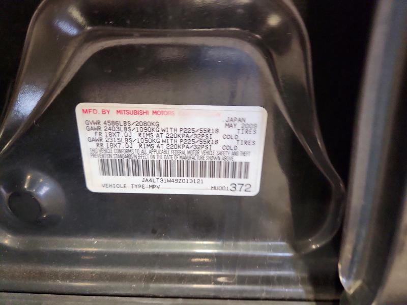 Aukcja sprzedaży 2009 Mitsubishi Outlander, vin: JA4LT31W49Z013121, numer aukcji: 69358676