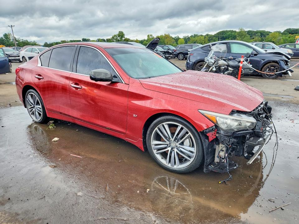 2014 Infiniti Q50 მანქანა იყიდება აუქციონზე, vin: JN1BV7AR8EM681950, აუქციონის ნომერი: 67303386