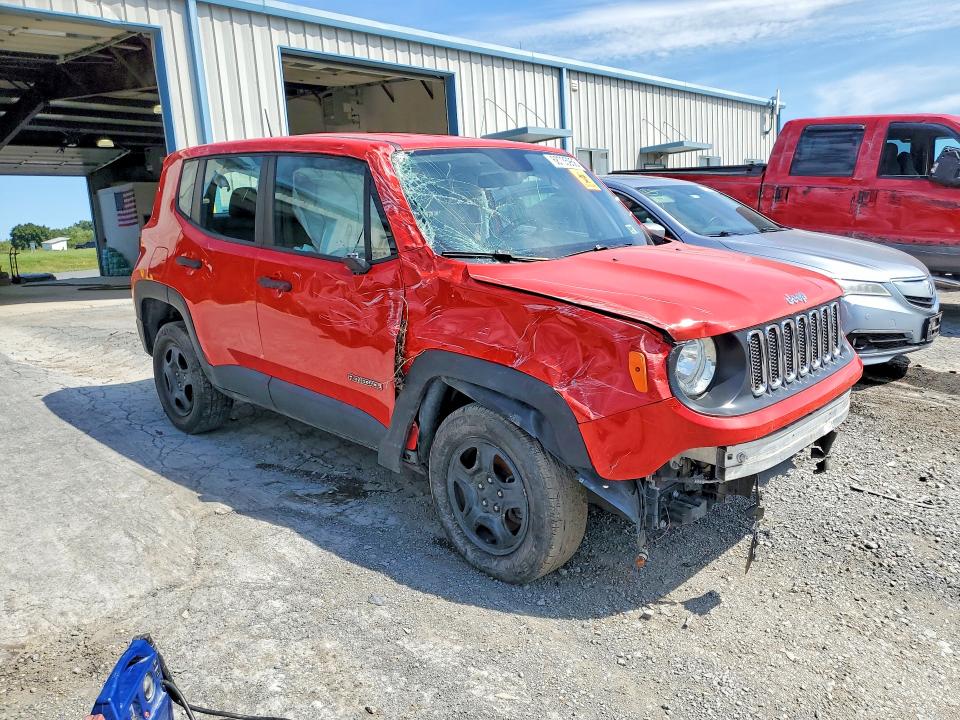 68735956 :رقم المزاد ، ZACCJBAB1JPJ37592         vin ، 2018 Jeep Renegade مزاد بيع