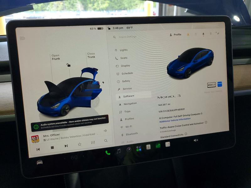 Продаж на аукціоні авто 2023 Tesla Model 3, vin: 5YJ3E1EAXPF451521, номер лоту: 65960706