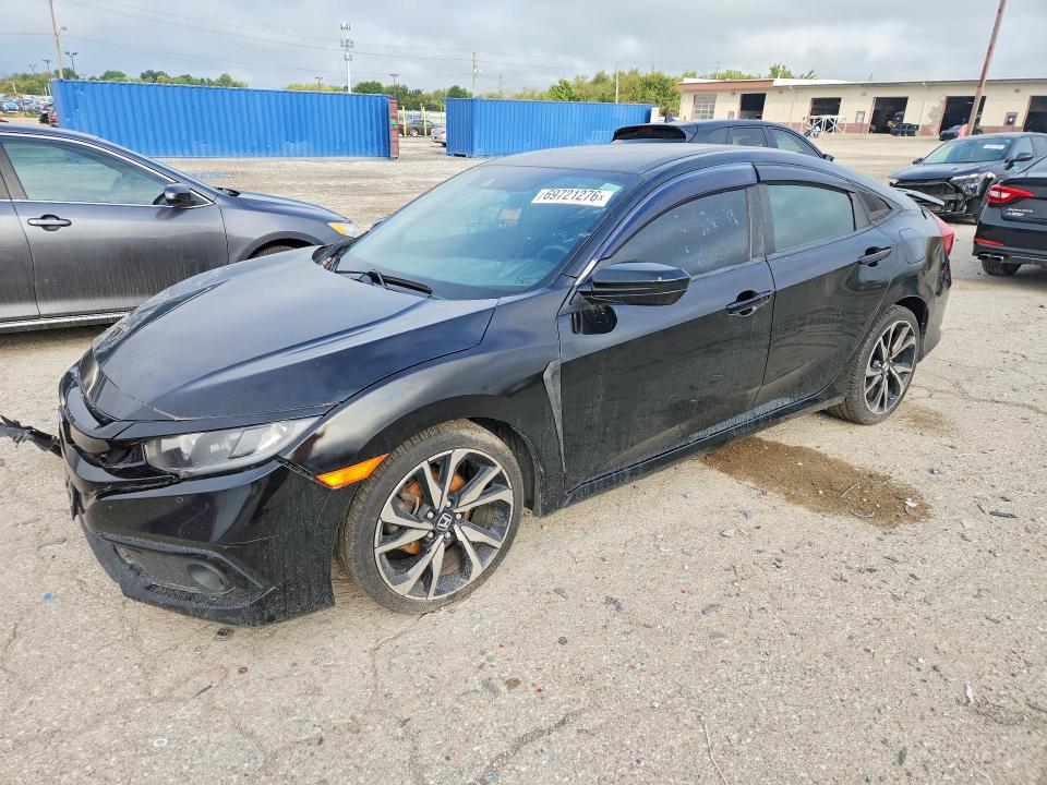 Auction sale of the 2019 Honda Civic, vin: 2HGFC2F87KH515491, lot number: 69721276