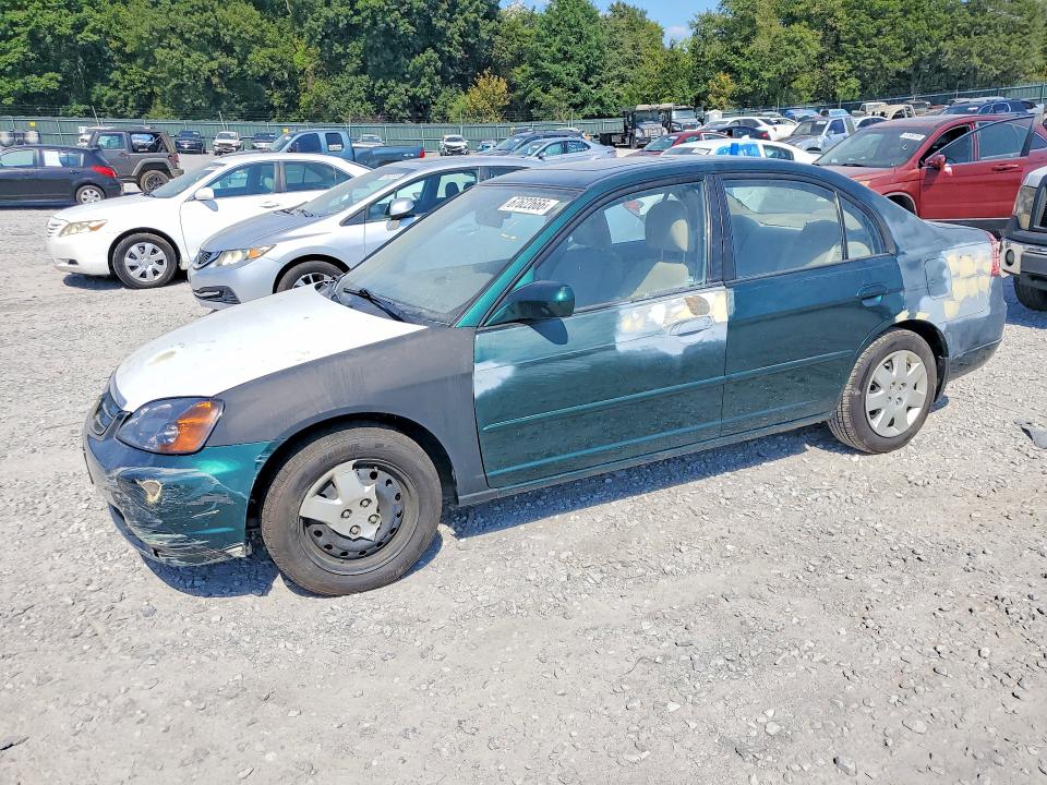 67622666 :رقم المزاد ، 2HGES26752H511171 vin ، 2002 Honda Civic مزاد بيع
