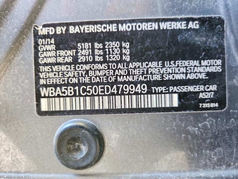 Aukcja sprzedaży 2014 Bmw 535, vin: WBA5B1C50ED479949, numer aukcji: 67491526