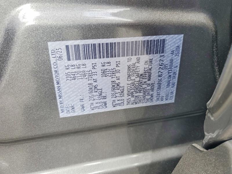 Продажа на аукционе авто 2025 Nissan Rogue, vin: 5N1BT3BA8SC872673, номер лота: 67472686