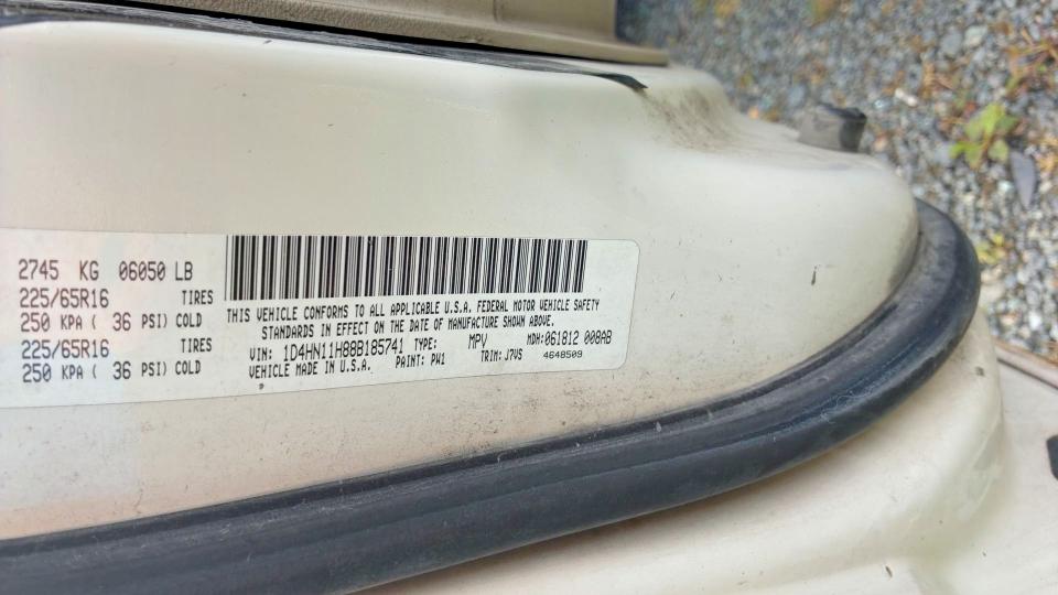Продаж на аукціоні авто 2008 Dodge Grand Caravan, vin: 1D4HN11H88B185741, номер лоту: 69343996