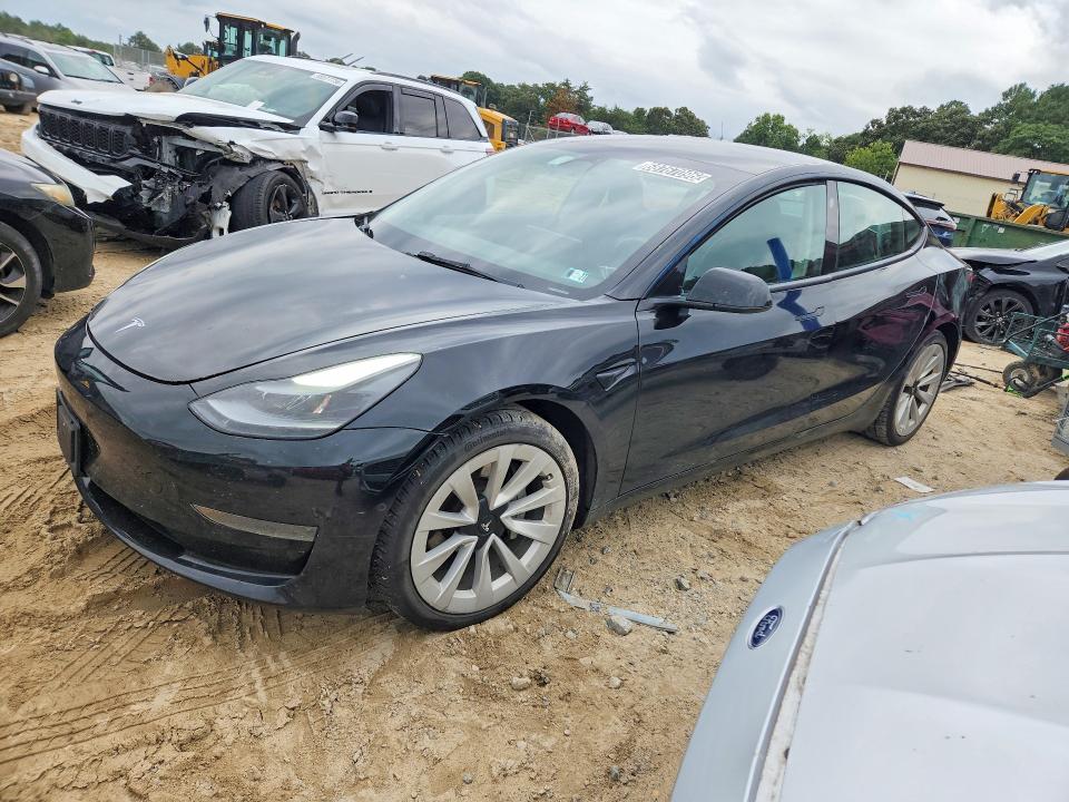 2022 Tesla Model 3 მანქანა იყიდება აუქციონზე, vin: 5YJ3E1EAXNF369284, აუქციონის ნომერი: 68767096
