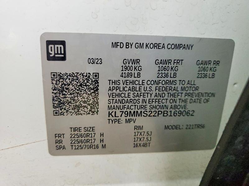 67961556 :رقم المزاد ، KL79MMS22PB169062 vin ، 2023 Chevrolet Trailblazer مزاد بيع