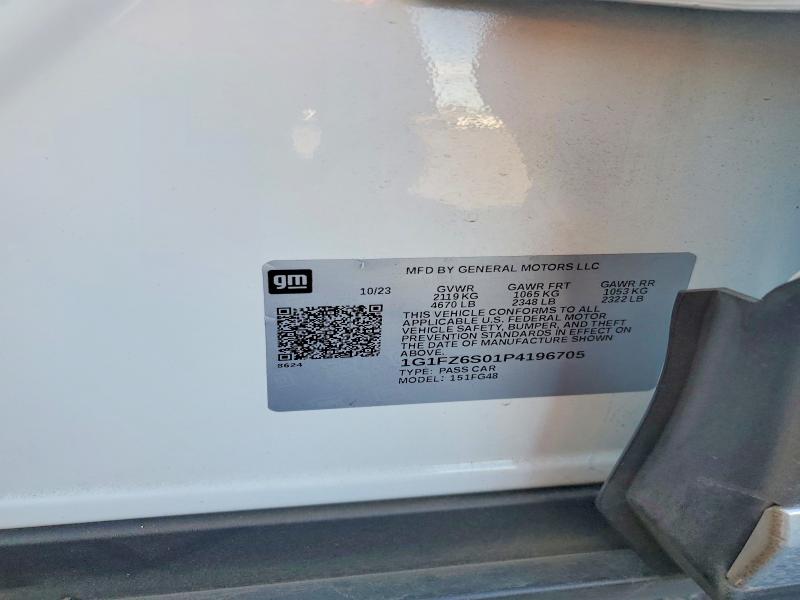 68406236 :رقم المزاد ، 1G1FZ6S01P4196705 vin ، 2023 Chevrolet Bolt Euv مزاد بيع