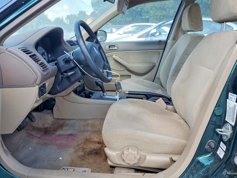 2002 Honda Civic მანქანა იყიდება აუქციონზე, vin: 2HGES26752H511171, აუქციონის ნომერი: 67622666