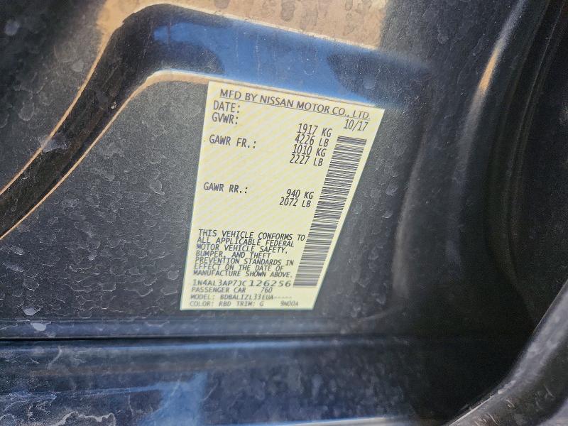 Aukcja sprzedaży 2018 Nissan Altima, vin: 1N4AL3AP7JC126256, numer aukcji: 67356586