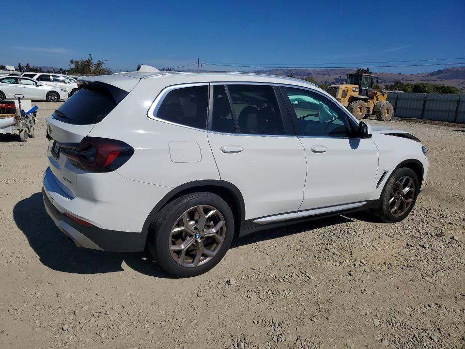 2022 Bmw X3 მანქანა იყიდება აუქციონზე, vin: 5UX53DP07N9J50263, აუქციონის ნომერი: 69452016