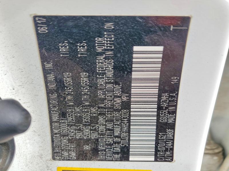Aukcja sprzedaży 2017 Toyota Highlander, vin: 5TDJZRFH4HS443028, numer aukcji: 68655796