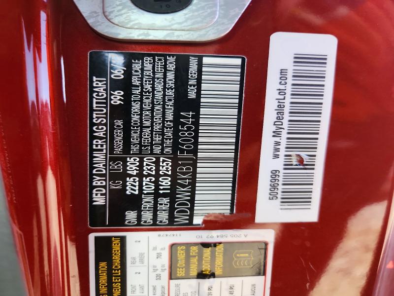 68823716 :رقم المزاد ، WDDWK4KB1JF608544 vin ، 2018 Mercedes-benz C مزاد بيع