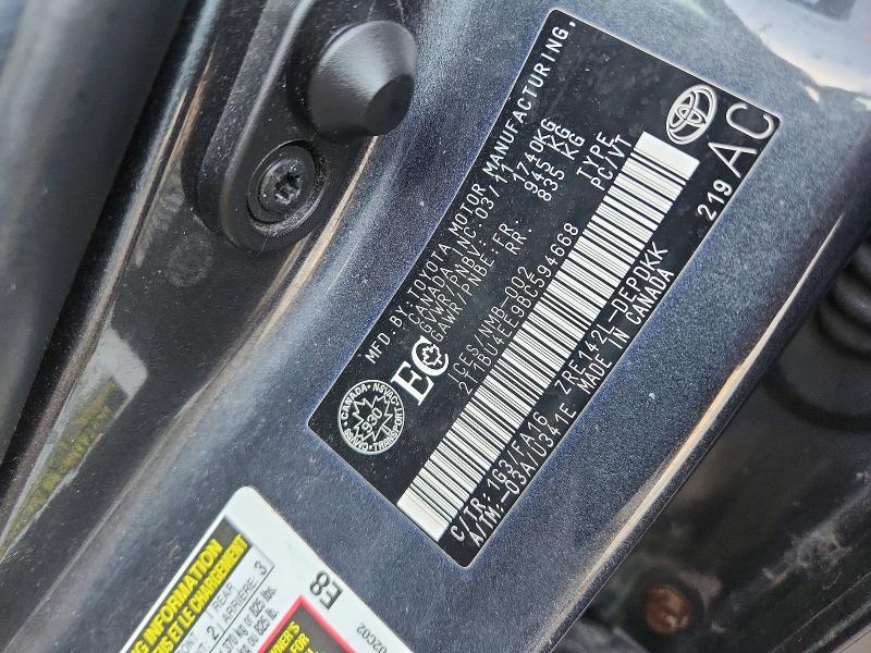 Продажа на аукционе авто 2011 Toyota Corolla, vin: 2T1BU4EE9BC594668, номер лота: 69078296