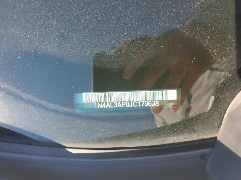 67254846 :رقم المزاد ، 1N4AL3AP0JC179638 vin ، 2018 Nissan Altima مزاد بيع