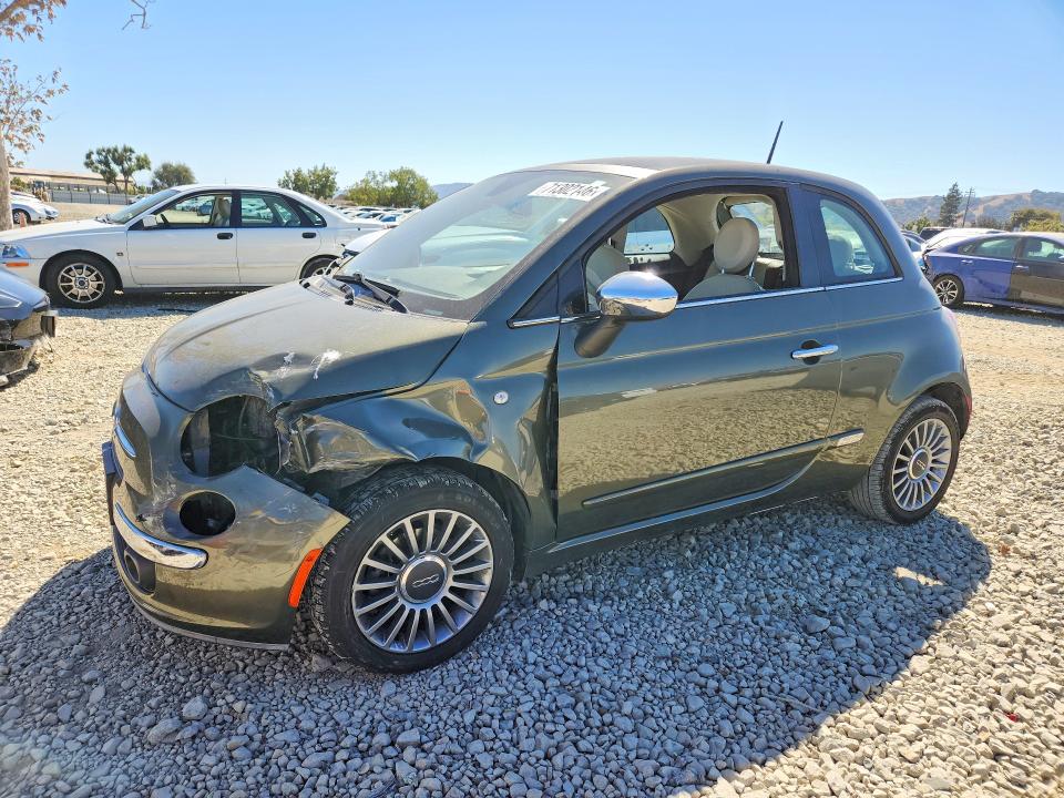 2013 Fiat 500 მანქანა იყიდება აუქციონზე, vin: 3C3CFFCR1DT639297, აუქციონის ნომერი: 71302146