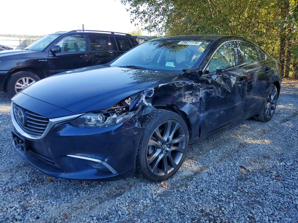 2017 Mazda 6 მანქანა იყიდება აუქციონზე, vin: JM1GL1W55H1154823, აუქციონის ნომერი: 69621176