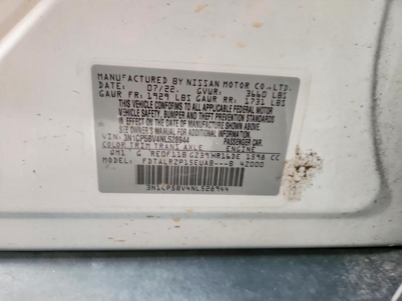 Aukcja sprzedaży 2022 Nissan Kicks, vin: 3N1CP5BV4NL528944, numer aukcji: 67411286