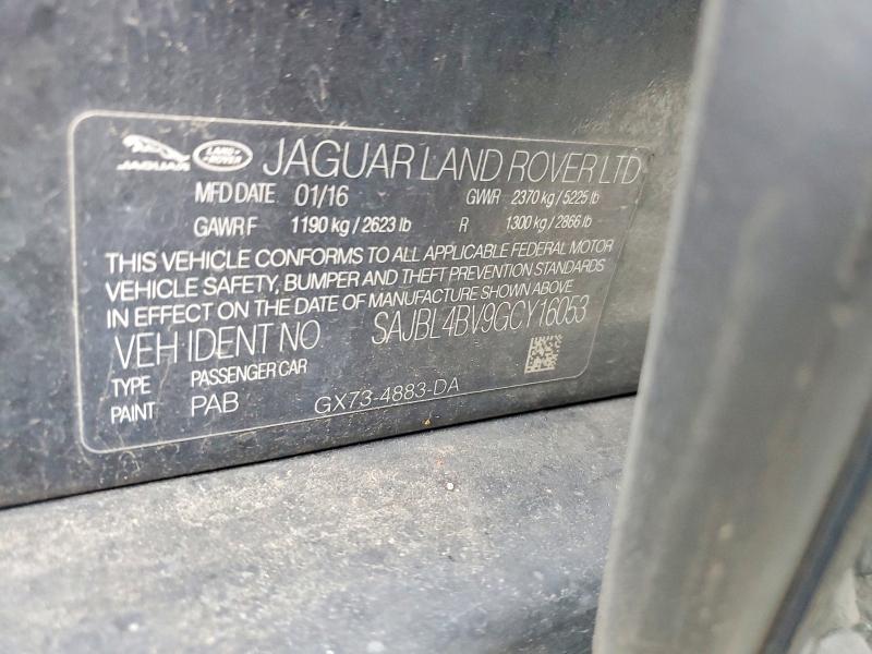 Продажа на аукционе авто 2016 Jaguar Xf, vin: SAJBL4BV9GCY16053, номер лота: 67888656