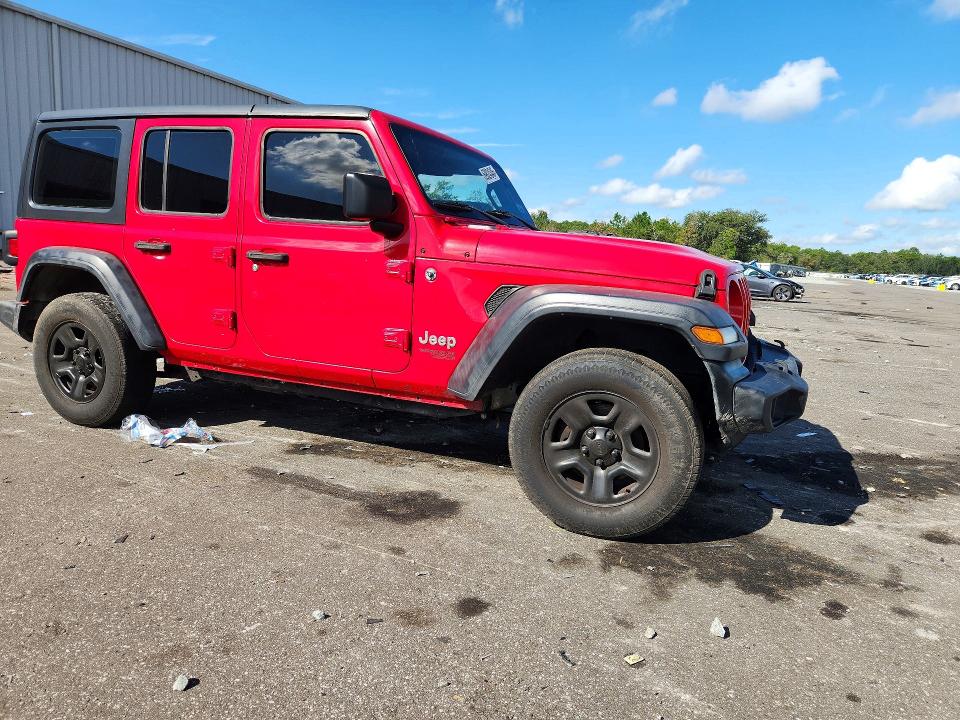 69824346 :رقم المزاد ، 1C4HJXDG7JW179412 vin ، 2018 Jeep Wrangler Unlimited مزاد بيع