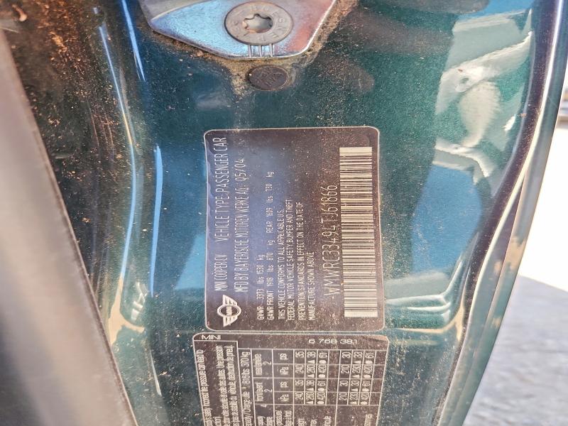 Продаж на аукціоні авто 2004 Mini Cooper, vin: WMWRC33494TJ61866, номер лоту: 69400876