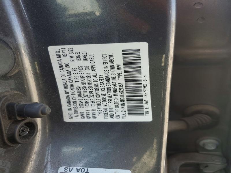 Продаж на аукціоні авто 2014 Honda Cr-v, vin: 2HKRM4H31EH721357, номер лоту: 67672196