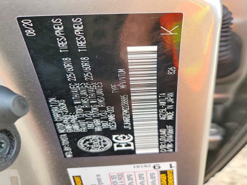 68036936 :رقم المزاد ، JTJHARDZ9M2238885 vin ، 2021 Lexus Nx مزاد بيع