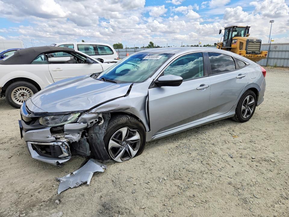 67656696 :رقم المزاد ، 19XFC2F66LE201034 vin ، 2020 Honda Civic مزاد بيع