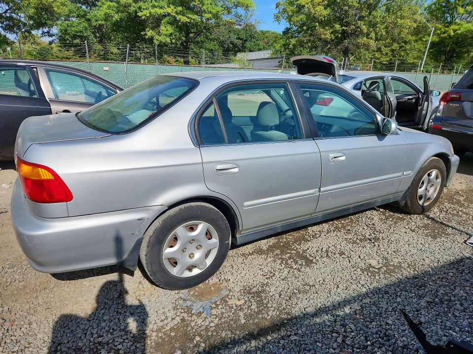 1999 Honda Civic მანქანა იყიდება აუქციონზე, vin: 1HGEJ8640XL022229, აუქციონის ნომერი: 69578476