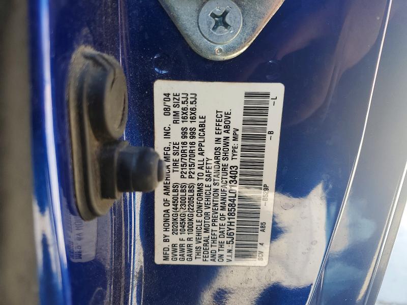 Aukcja sprzedaży 2004 Honda Element, vin: 5J6YH18584L013403, numer aukcji: 68685146