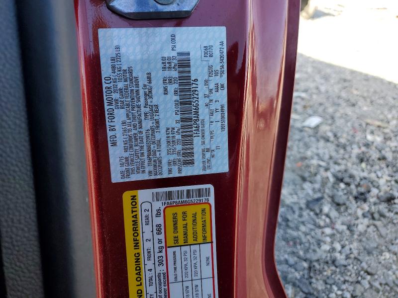 Продажа на аукционе авто 2016 Ford Mustang, vin: 1FA6P8AM6G5229176, номер лота: 68406586