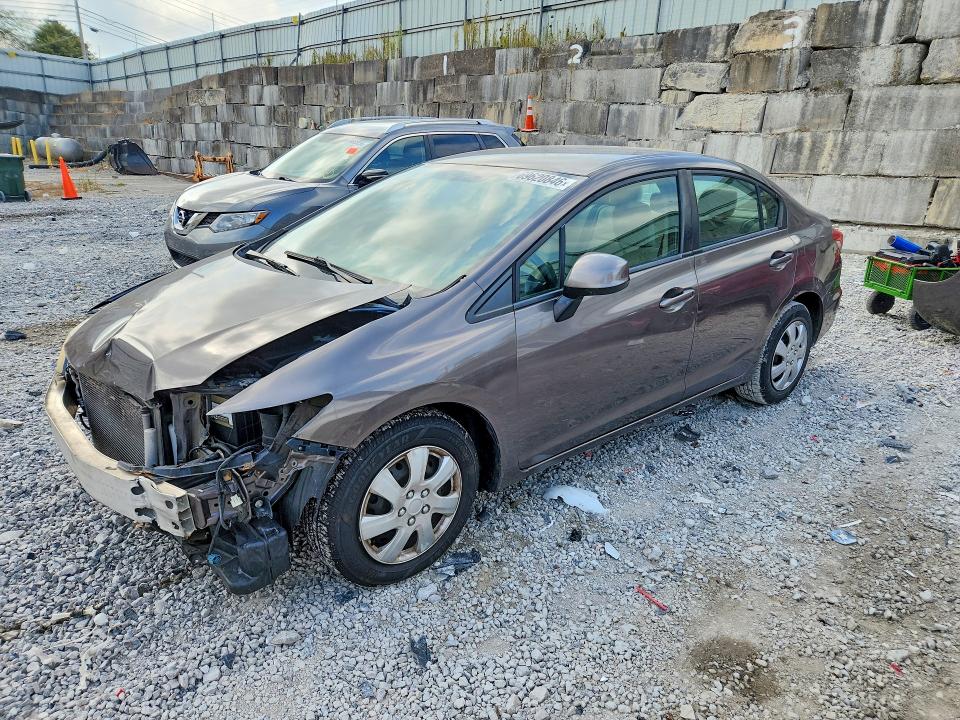 Auction sale of the 2013 Honda Civic, vin: 2HGFB2F50DH602919, lot number: 69620846