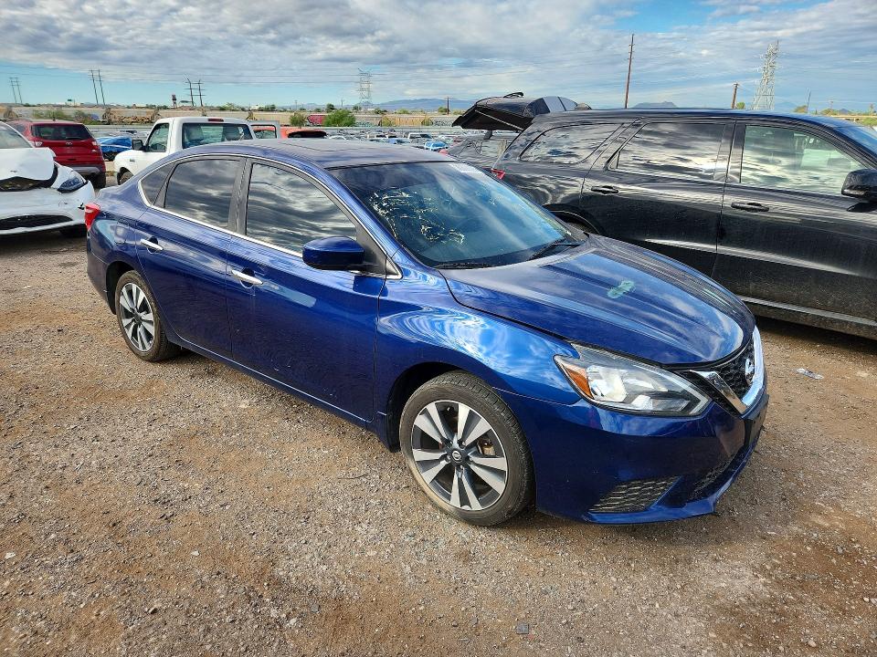 2019 Nissan Sentra მანქანა იყიდება აუქციონზე, vin: 3N1AB7AP9KY244664, აუქციონის ნომერი: 70308826