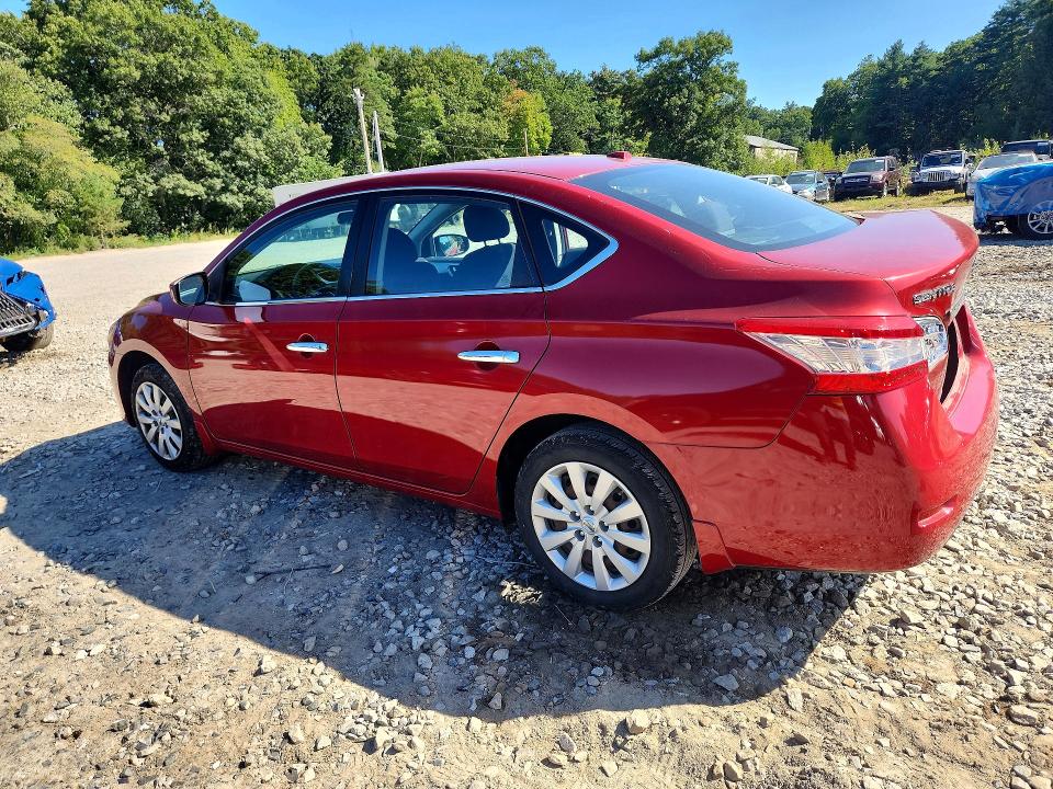 2014 Nissan Sentra მანქანა იყიდება აუქციონზე, vin: 3N1AB7AP0EY296379, აუქციონის ნომერი: 68557606