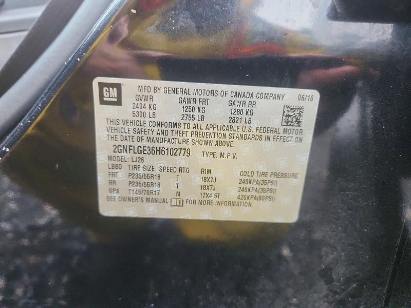 Продаж на аукціоні авто 2017 Chevrolet Equinox, vin: 2GNFLGE36H6102779, номер лоту: 69792146