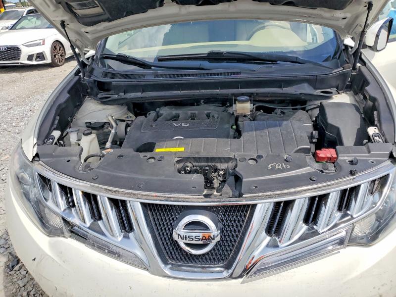 2010 Nissan Murano მანქანა იყიდება აუქციონზე, vin: JN8AZ1MW6AW136876, აუქციონის ნომერი: 70276006