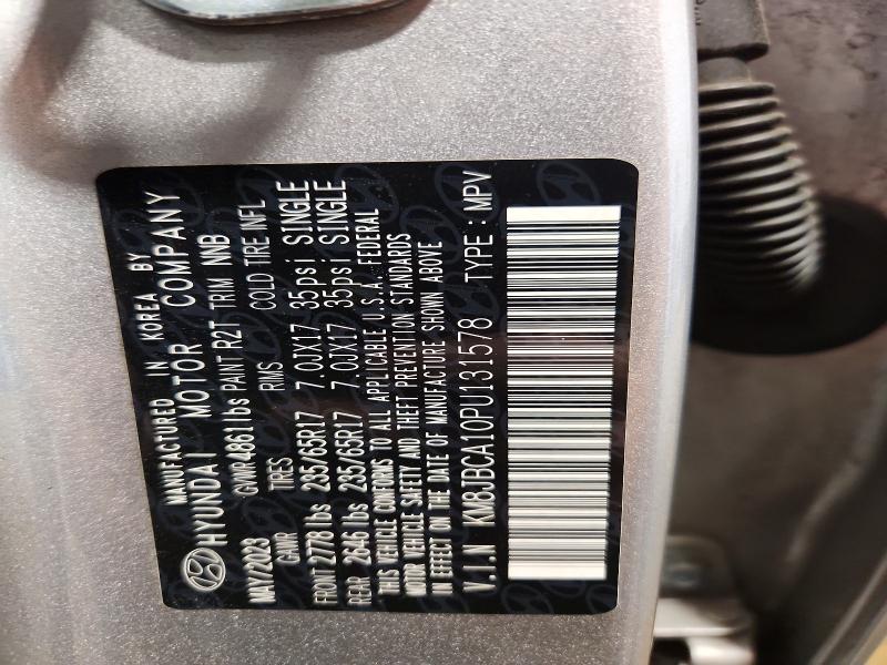 2023 Hyundai Tucson მანქანა იყიდება აუქციონზე, vin: KM8JBCA10PU131578, აუქციონის ნომერი: 66425536