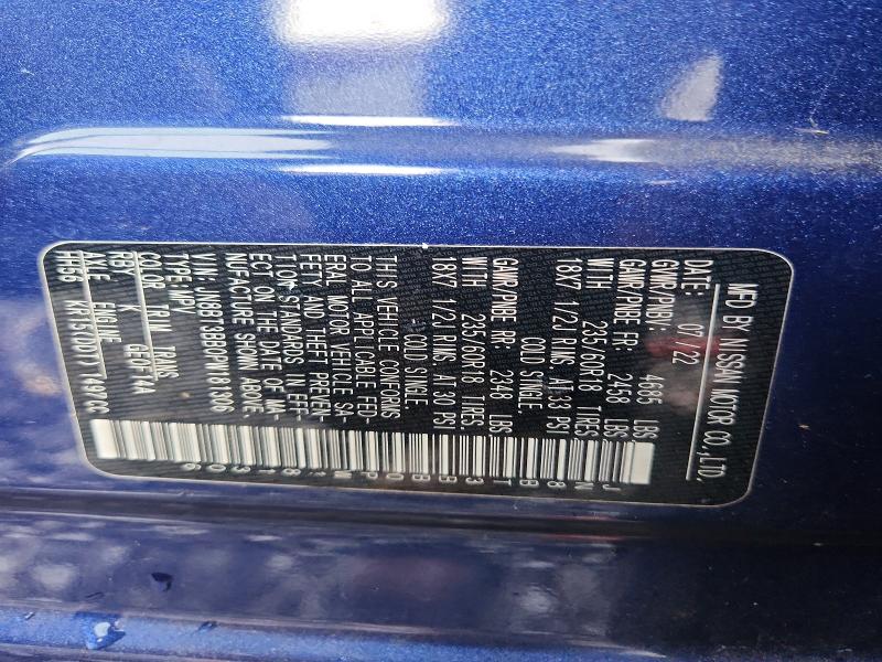 Aukcja sprzedaży 2023 Nissan Rogue, vin: JN8BT3BB0PW181306, numer aukcji: 68934346