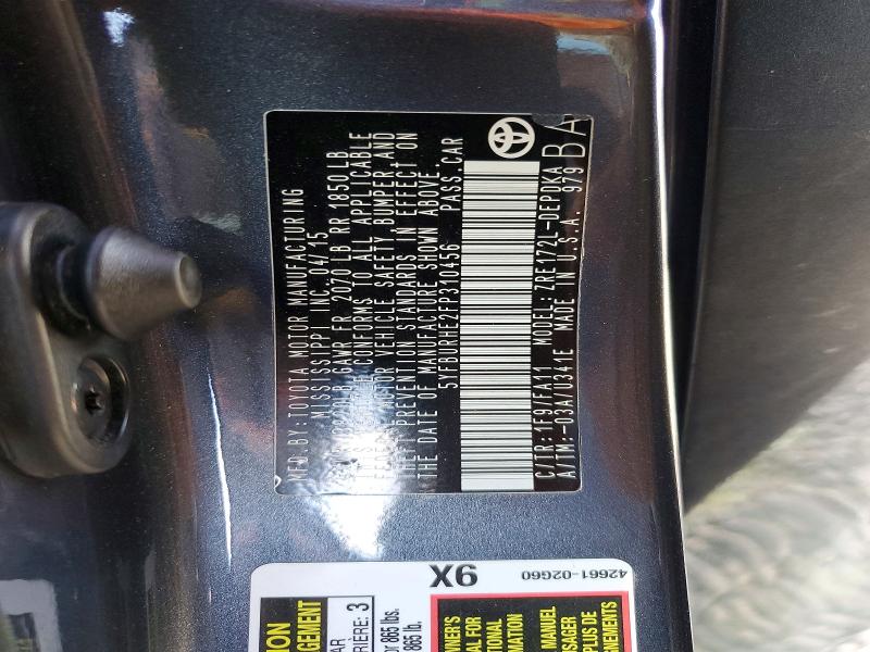 2015 Toyota Corolla მანქანა იყიდება აუქციონზე, vin: 5YFBURHE2FP310456, აუქციონის ნომერი: 68716626