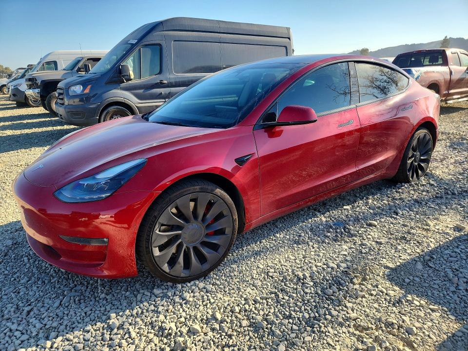 Auction sale of the 2022 Tesla Model 3, vin: 5YJ3E1EC0NF242044, lot number: 69404336