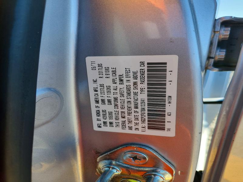 Aukcja sprzedaży 2011 Honda Accord, vin: 1HGCP2F67BA132641, numer aukcji: 68581006