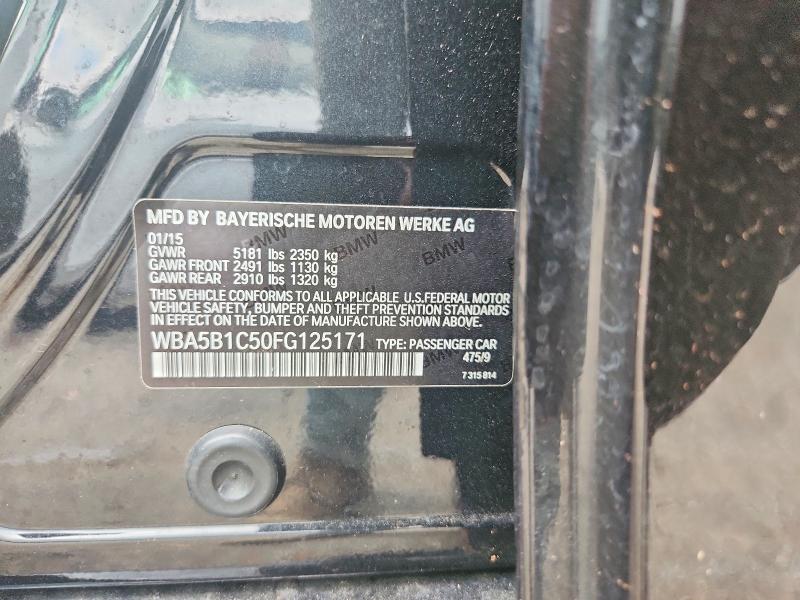 Продаж на аукціоні авто 2015 Bmw 535, vin: WBA5B1C50FG125171, номер лоту: 68558786